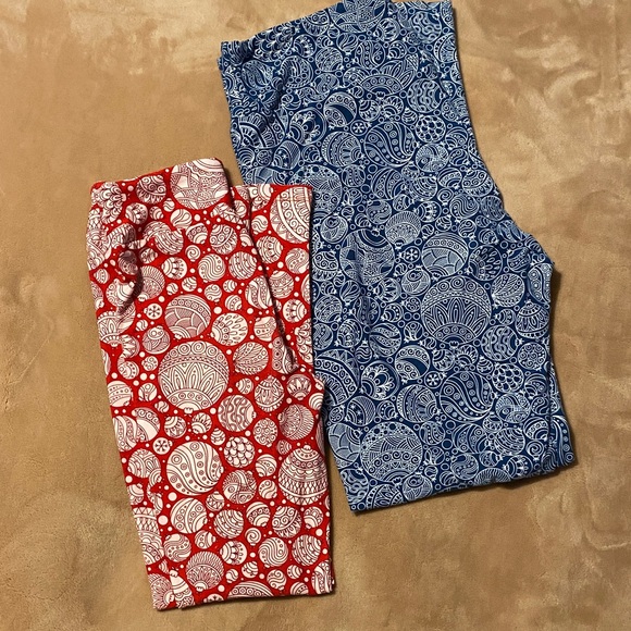 Tall & Curvy & Tween Winter Lularoe Leggings - Picture 1 of 3
